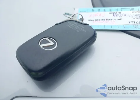 2010 Lexus Rx 350 from USA, damaged, VIN JTJZK1BA2A2400545